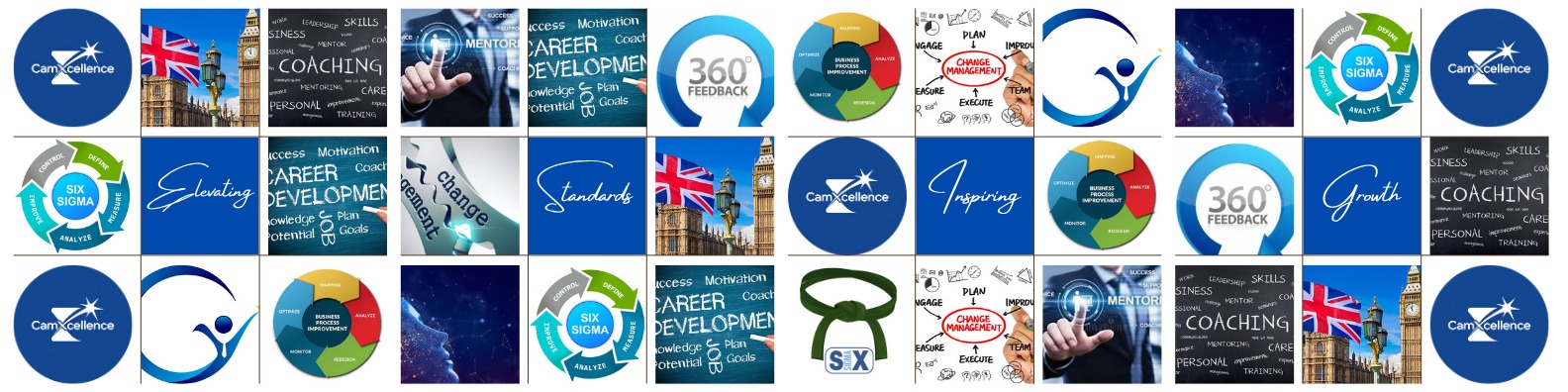CamXcellence Training Academy programmes across Lean Six Sigma, coaching and career development